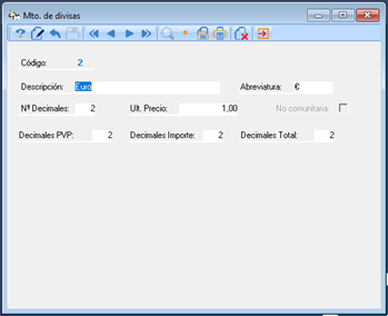 Com puc canviar els decimals de PVP, IMPORT?