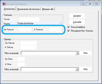 Com puc retrocedir la facturació?