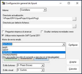 Com puc enviar la facturació per e-mail?