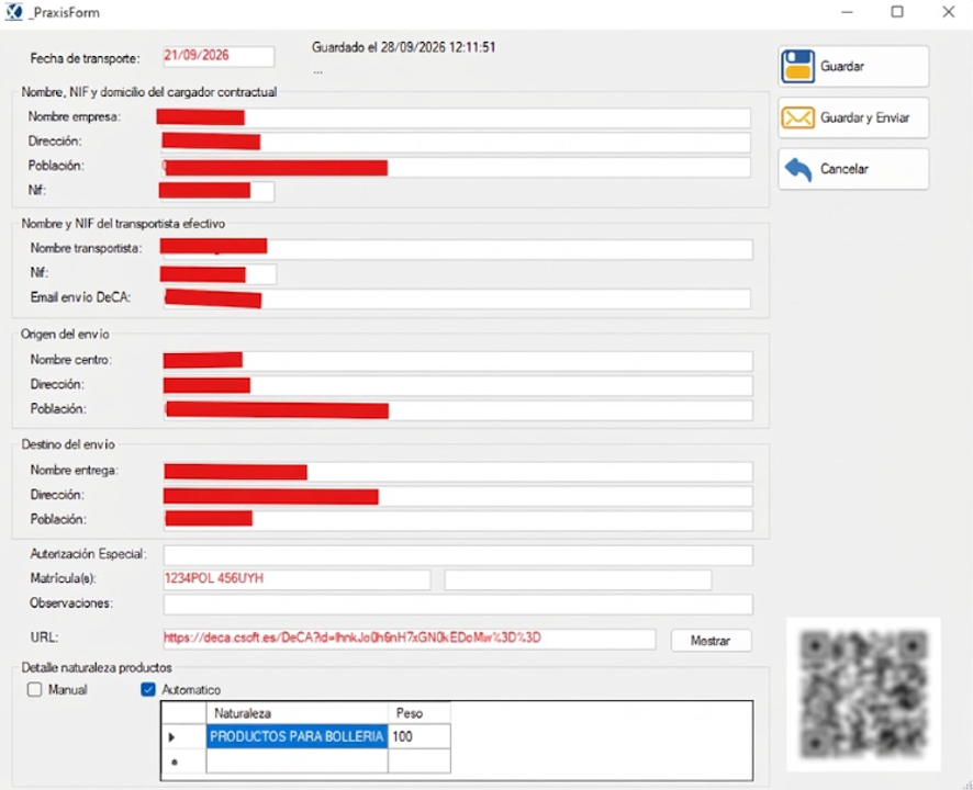 DeCA – Documento Electrónico de Control Administrativo