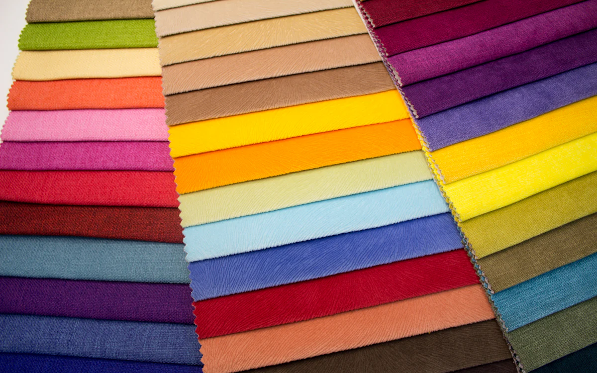 Mostrari de teixits de colors
