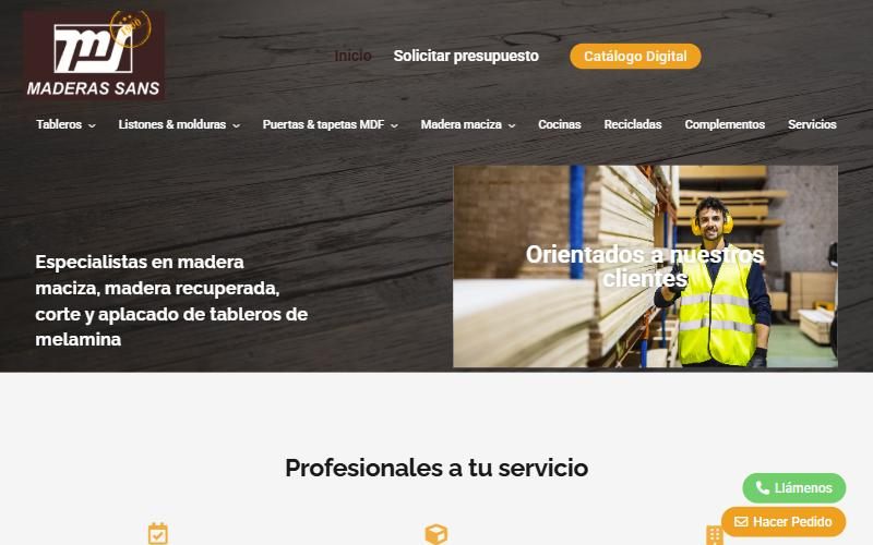 Web de Maderas Sans